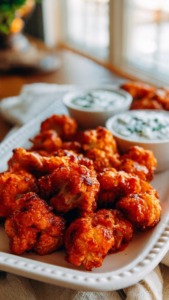Air Fryer Buffalo Cauliflower Bites (Bold, Crispy, and Perfect for Snacking) 2 Air Fryer Buffalo Cauliflower Bites
