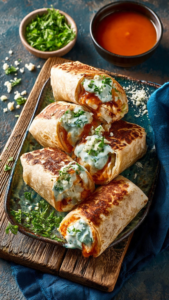 Air Fryer Buffalo Ranch Chicken Wraps (Bold, Creamy, and Weeknight-Easy) 2 Air Fryer Buffalo Ranch Chicken Wraps