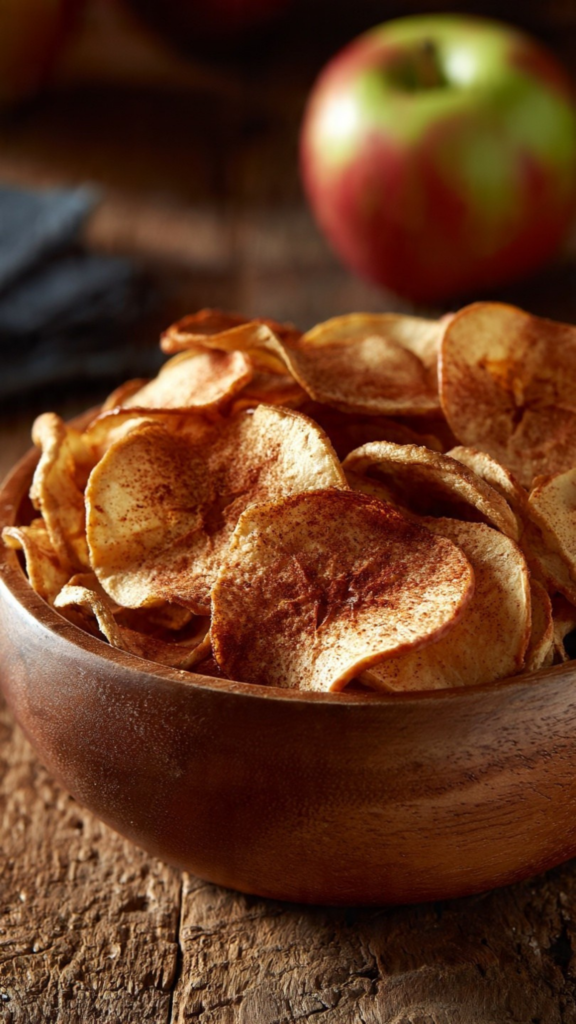 Air Fryer Cinnamon Apple Chips