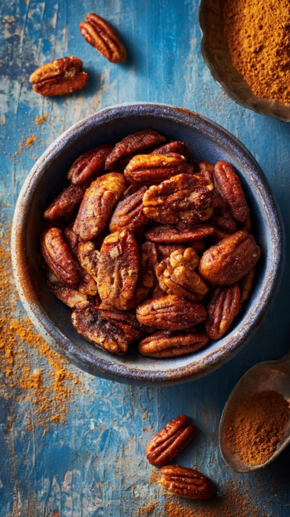 Air Fryer Cinnamon Sugar Pecans