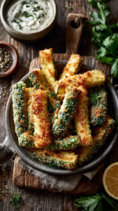 Air Fryer Crispy Zucchini Fries (Golden, Crispy, and Comfortingly Light) 2 Air Fryer Crispy Zucchini Fries