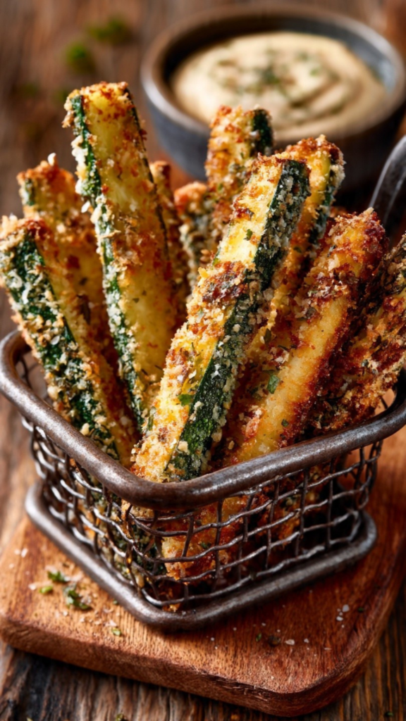 Air Fryer Crispy Zucchini Fries