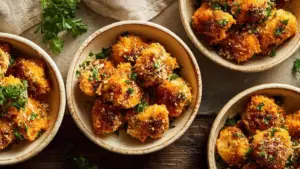 Air Fryer Garlic Parmesan Chicken Bites (Crispy, Cozy, and Full of Savory Flavor) 2 Air Fryer Garlic Parmesan Chicken Bites