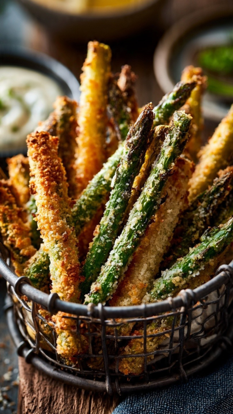 Air Fryer Parmesan Asparagus Fries