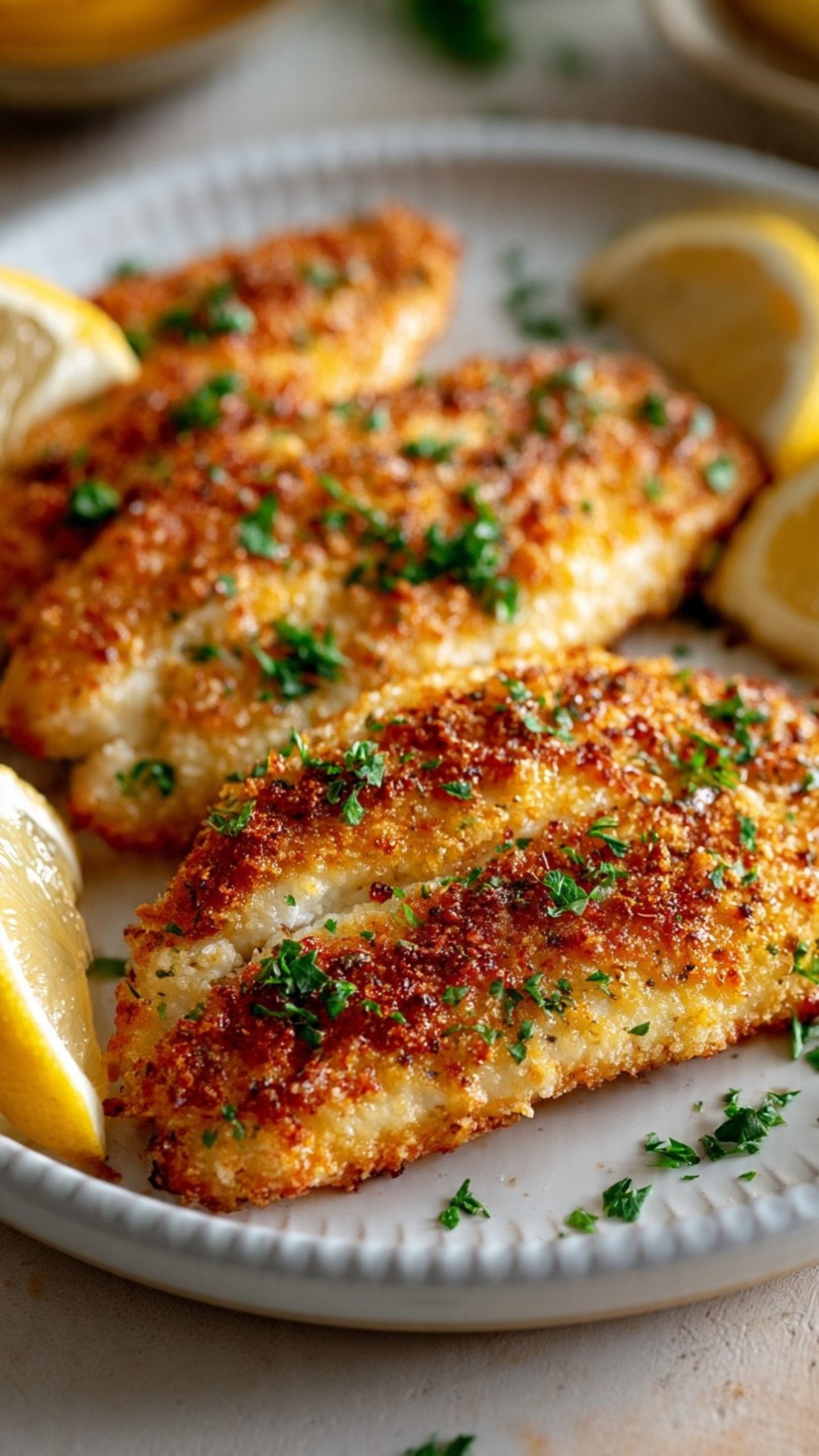 Air Fryer Parmesan Crusted Tilapia