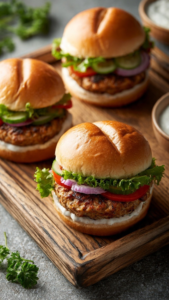 Air Fryer Ranch Turkey Burgers (Juicy, Flavorful, and Family-Friendly) 2 Air Fryer Ranch Turkey Burgers