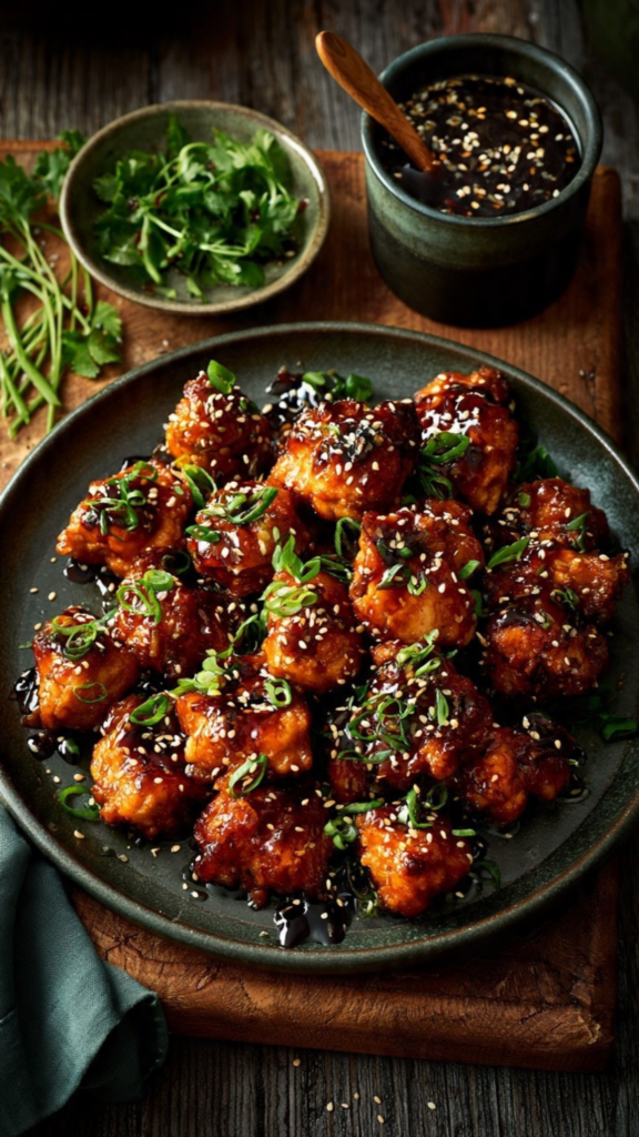 Air Fryer Teriyaki Chicken Bites