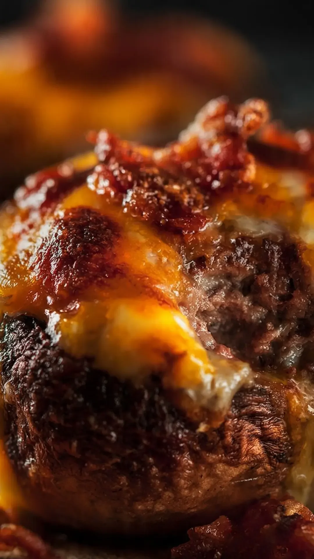 Bacon Cheeseburger Stuffed Mushrooms