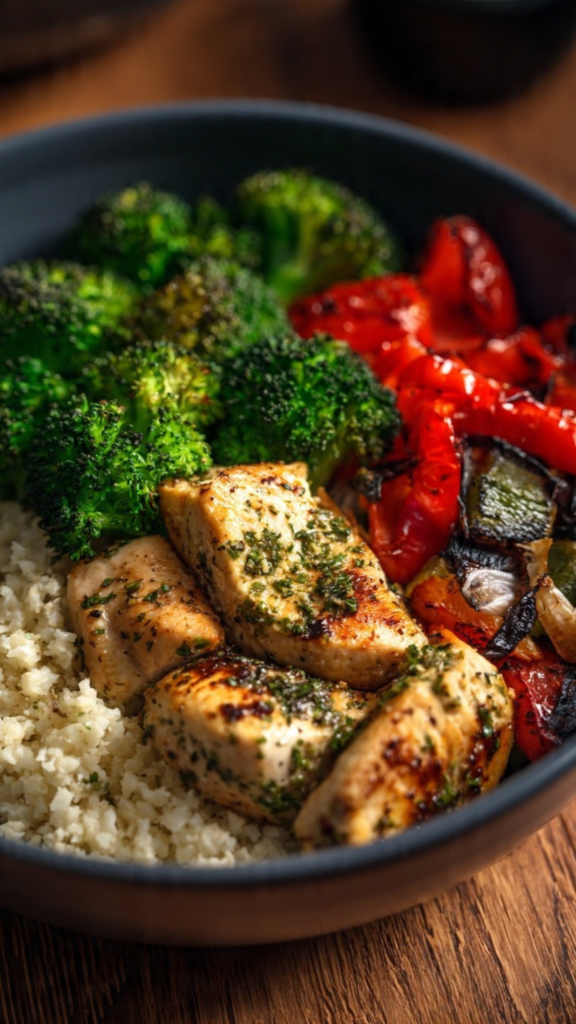 Garlic Chicken Bowl