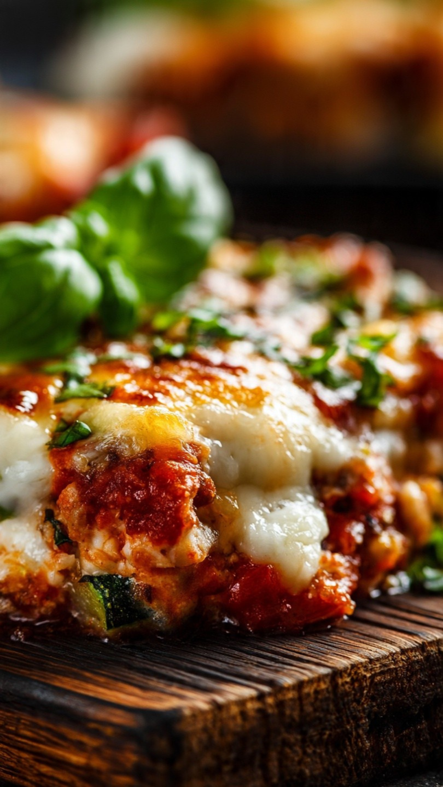 Garlic Herb Turkey Zucchini Lasagna
