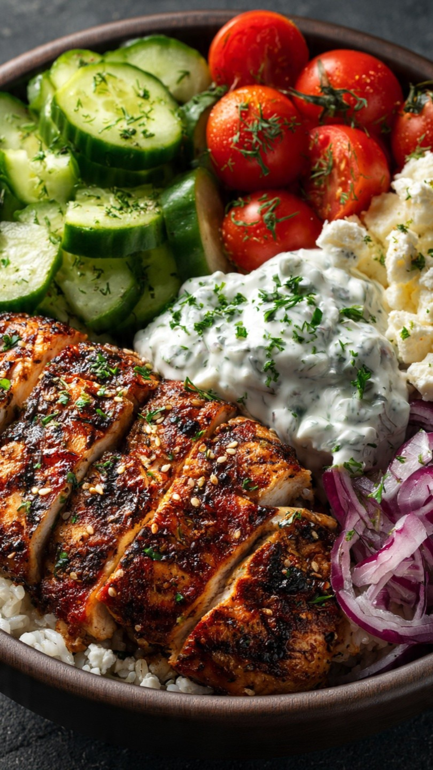 Greek Chicken Bowls