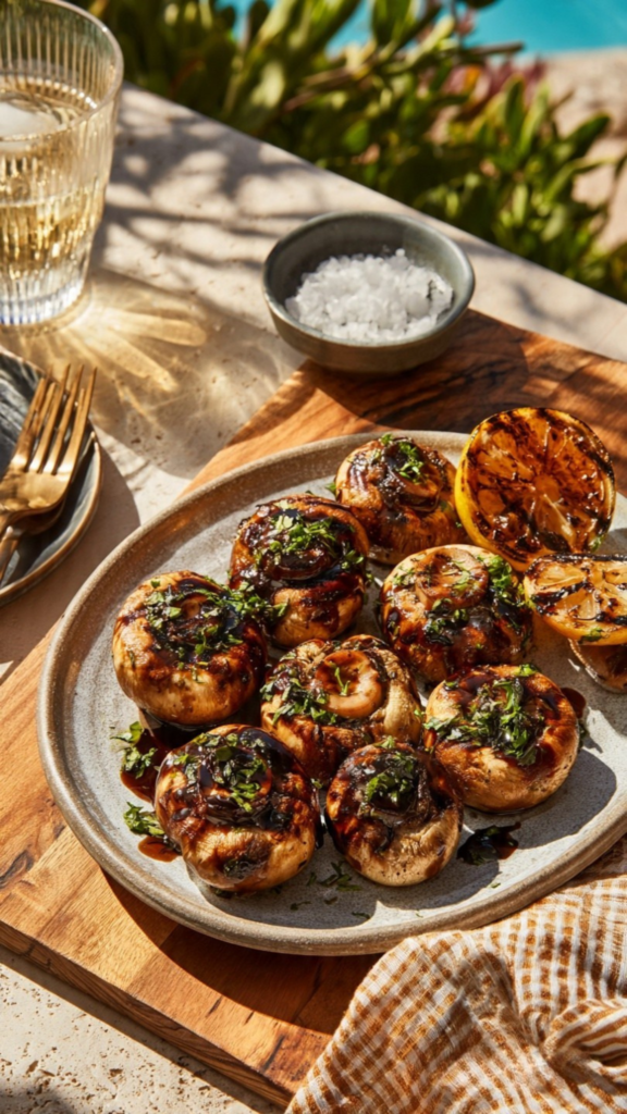 Grilled Balsamic Mushrooms (Rich, Savory, and Perfectly Caramelized) 2 Grilled Balsamic Mushrooms
