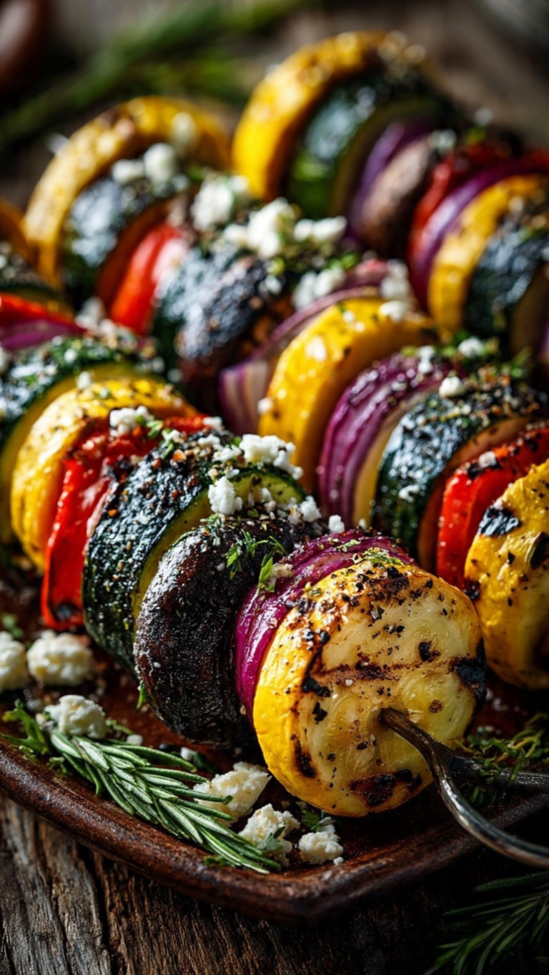 Grilled Mediterranean Vegetable Skewers