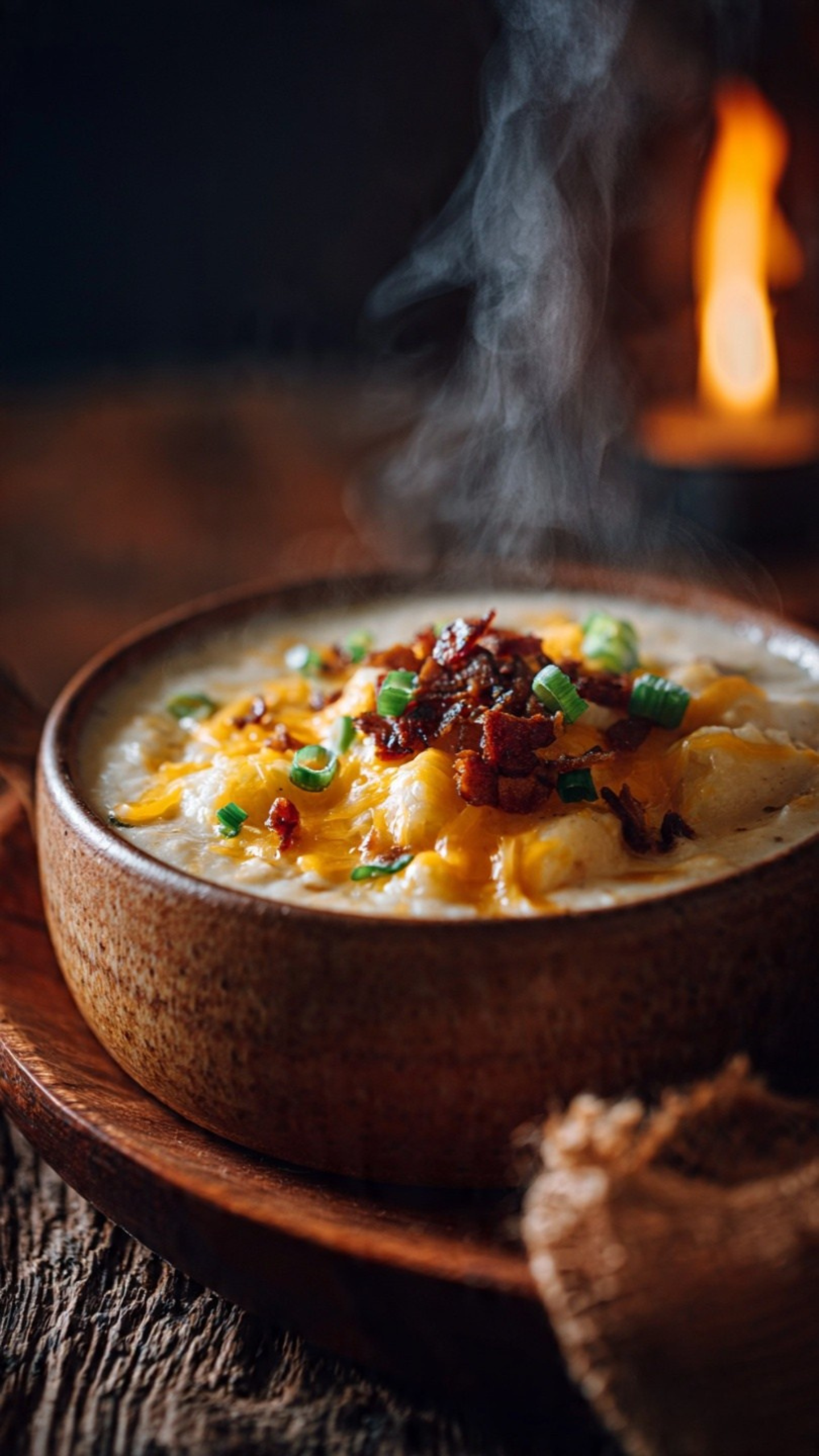 Loaded Cauliflower Soup