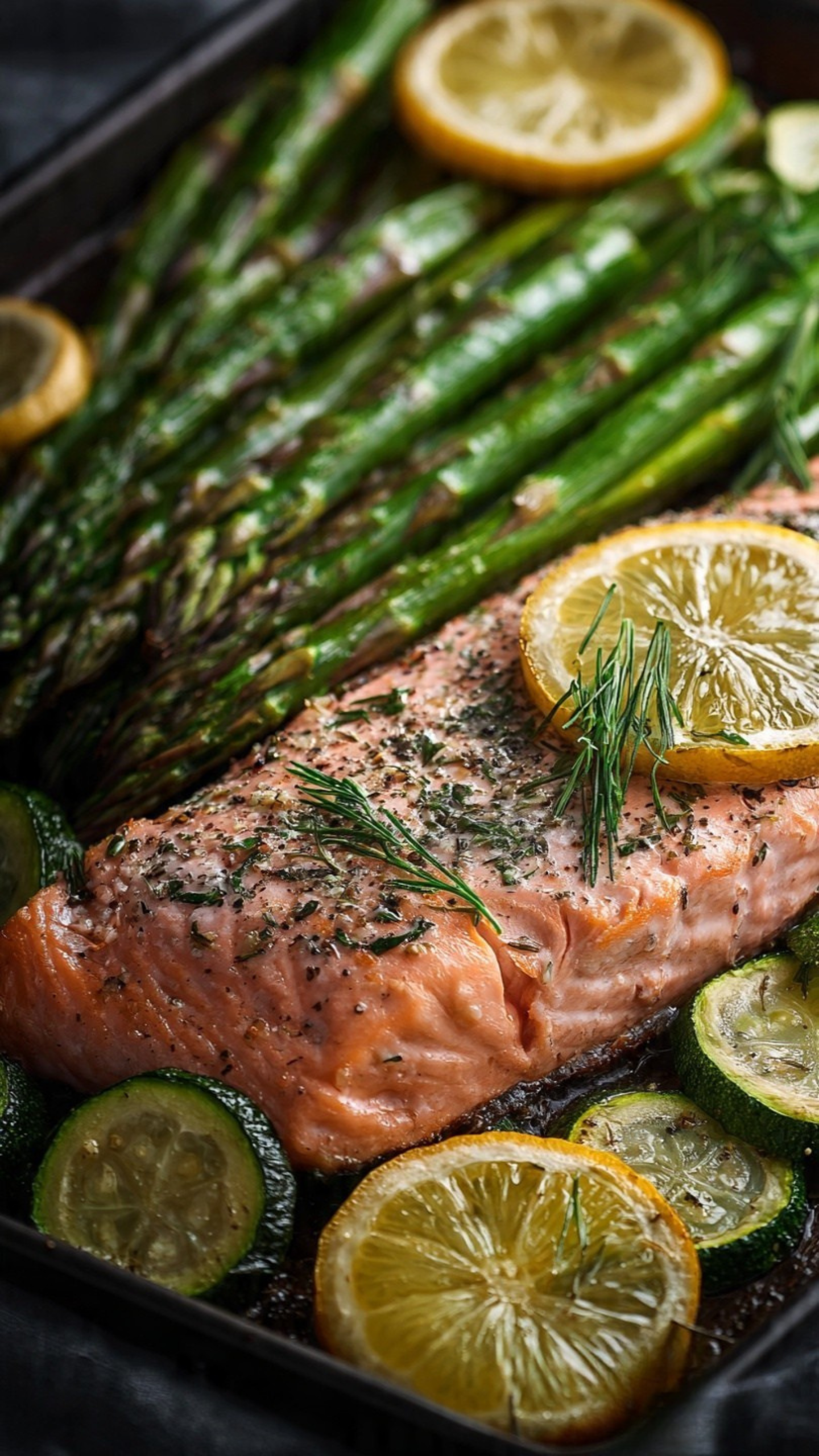 One Pan Lemon Herb Salmon