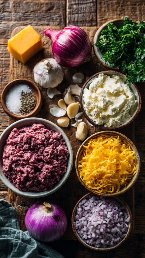 cheeseburger casserole ingredients