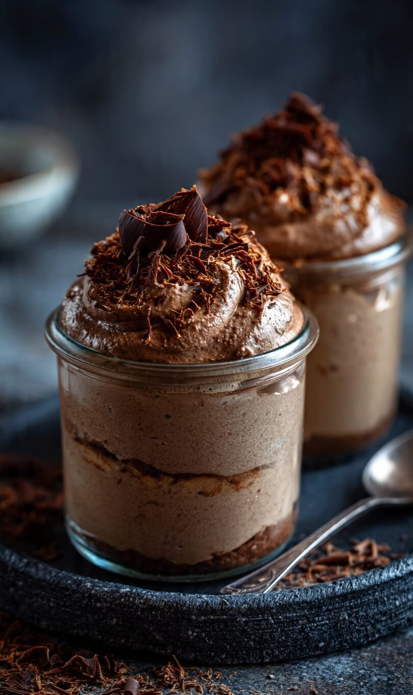 chocolate peanut butter cheesecake mousse