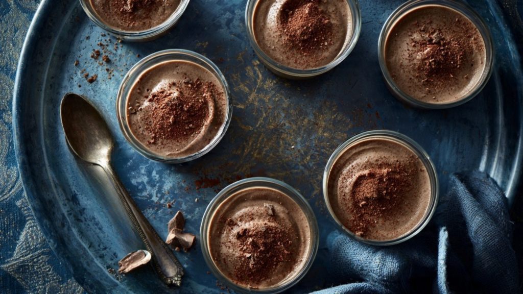 chocolate peanut butter cheesecake mousse platter