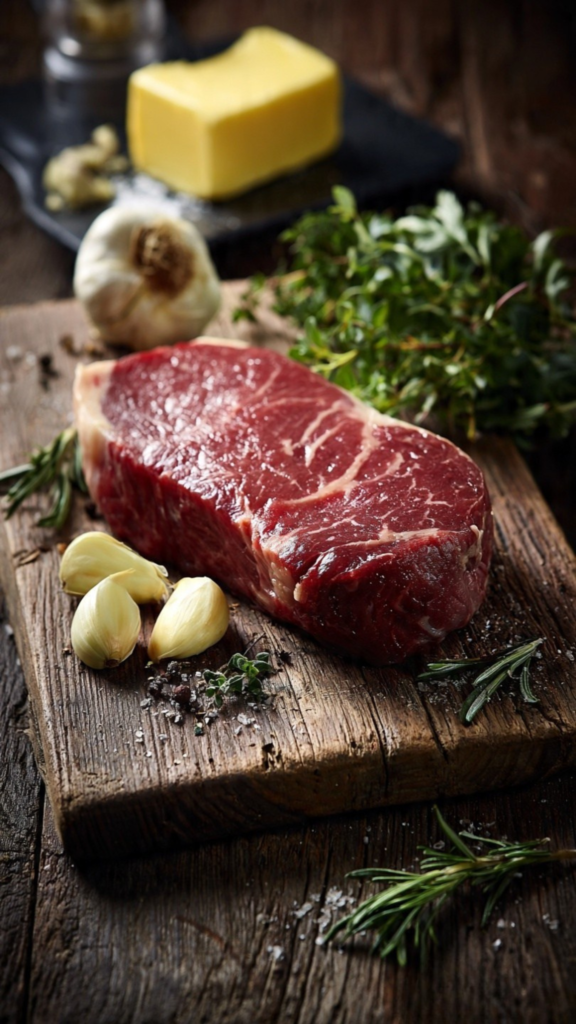 garlic butter steak bites ingredients
