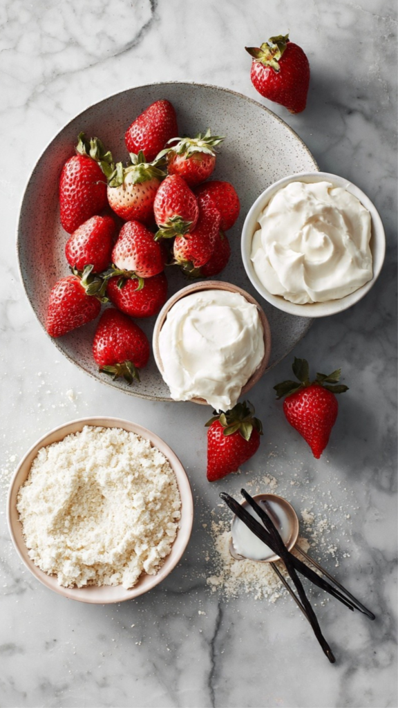 strawberry cheesecake ingredients