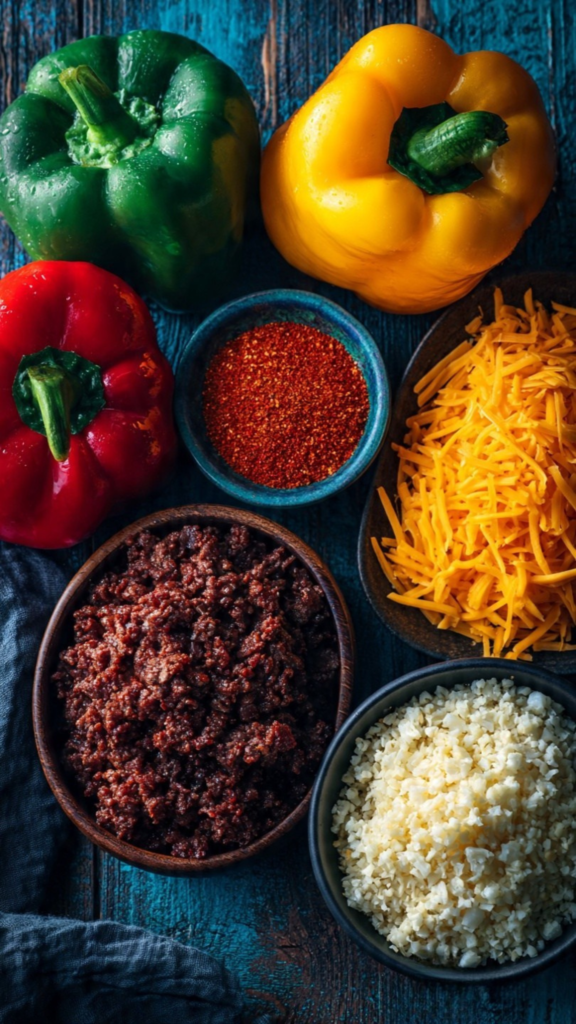 taco stuffed peppers ingredients