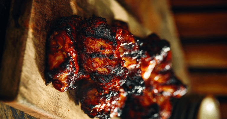 BARBECUED CHICKEN WINGS