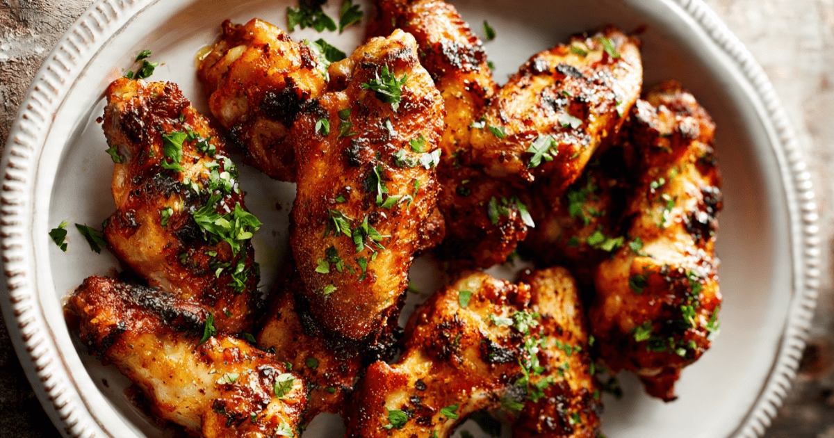 BROILED CHICKEN WINGS (Sweet, Tangy & Perfectly Glazed) 1 BROILED CHICKEN WINGS