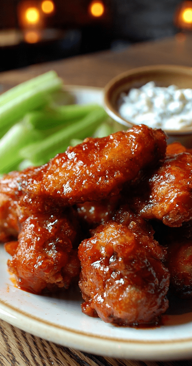BUFFALO CHICKEN WINGS #6 (Customize-Your-Heat Buffalo Wings) 1 BUFFALO CHICKEN WINGS #6