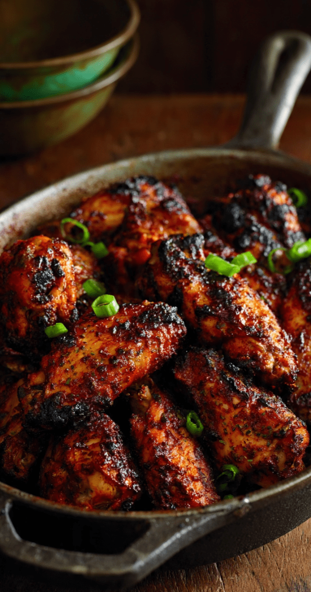 CAJUN CHICKEN WINGS #1 (Bold, Smoky, and Packed with Southern Flavor) 1 CAJUN CHICKEN WINGS #1