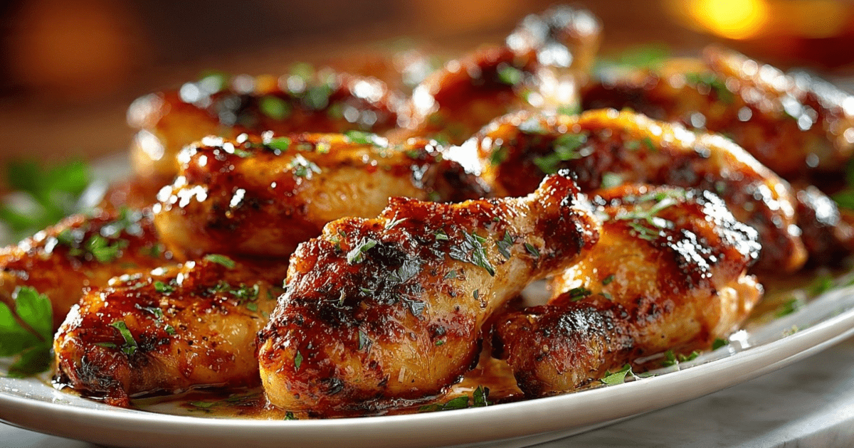 CENTER CLUB CHICKEN WINGS (Sticky Asian-Inspired Country Club Wings) 1 CENTER CLUB CHICKEN WINGS
