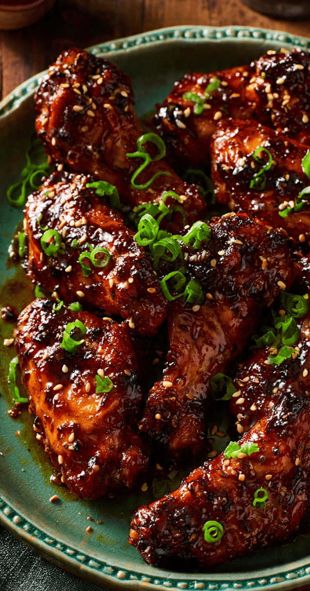 CHINESE CHICKEN WINGS (Sweet Soy Takeout-Style Favorite) 1 CHINESE CHICKEN WINGS