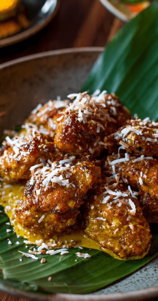 COCONUT CURRIED WINGS