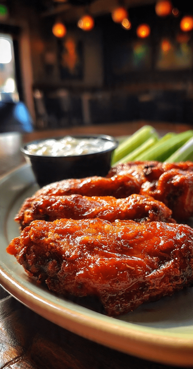 CRISPY BUFFALO WINGS (Triple-Coated Crunch with Serious Heat) 1 CRISPY BUFFALO WINGS