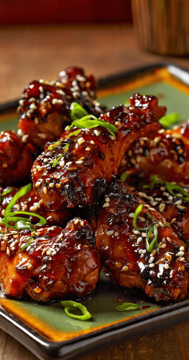 EASY TERIYAKI WINGS (Sweet Citrus Soy Wings Made Simple) 1 EASY TERIYAKI WINGS