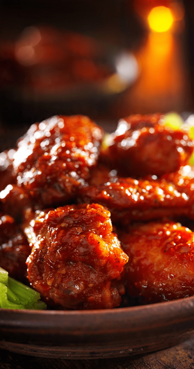 FIREY HOT CHICKEN WINGS (Turn Up the Heat and Feel the Fire) 1 FIREY HOT CHICKEN WINGS