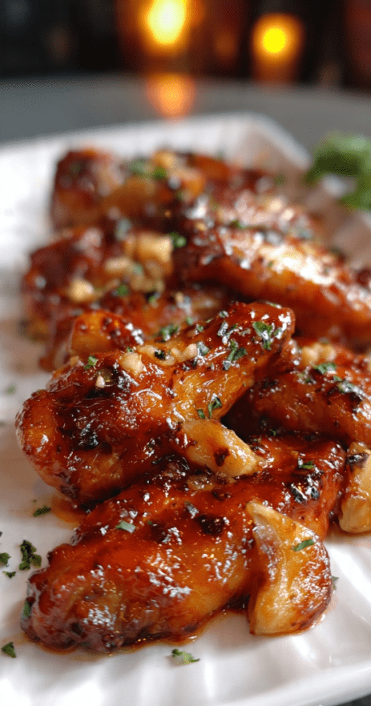 GARLIC CHICKEN WINGS