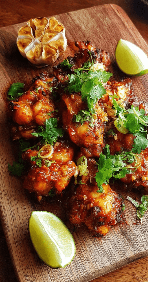 GARLIC FAJITA CHICKEN WINGS (Bold Garlic-Lime Southwest Wings) 1 GARLIC FAJITA CHICKEN WINGS