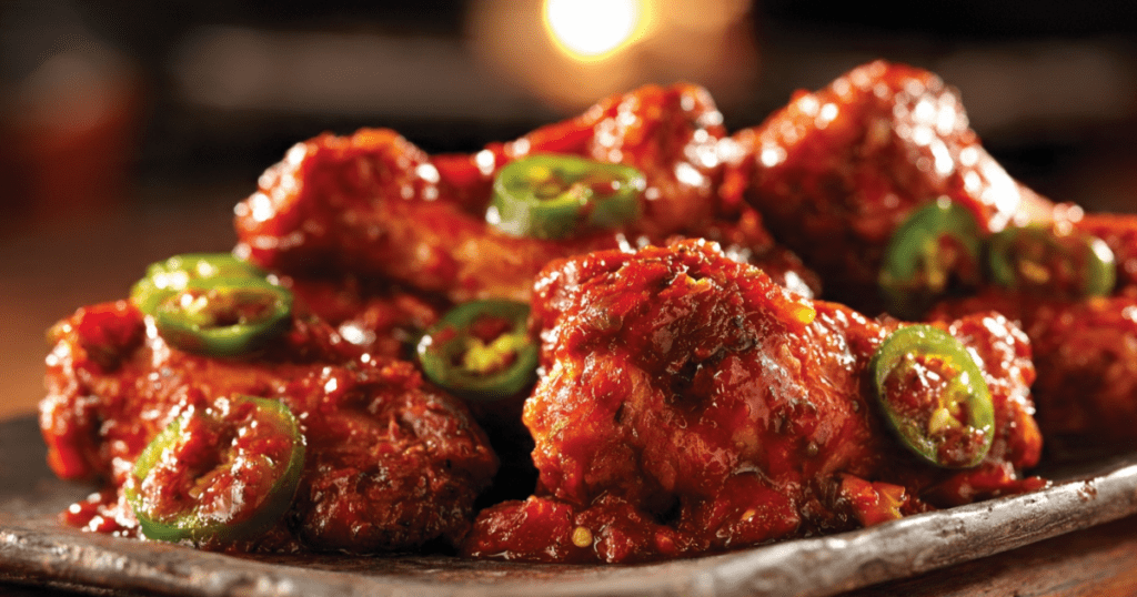 HOT AND SPICY CHICKEN WINGS