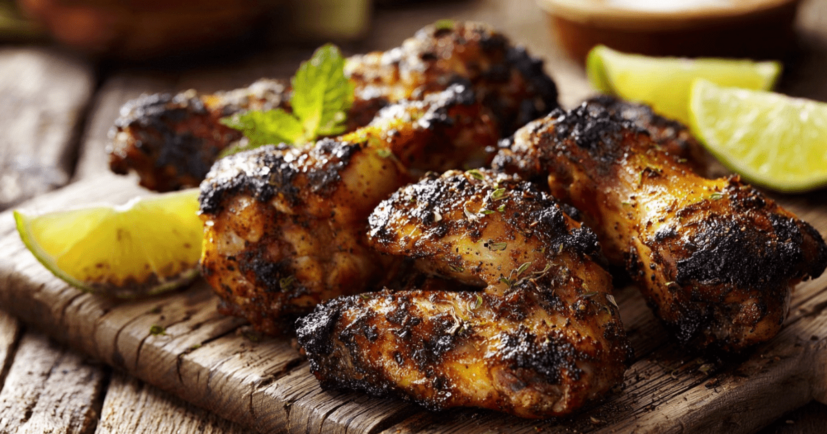 JAMAICAN JERK CHICKEN WINGS