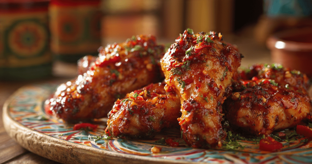 MR. FOOD'S SANTA FE WINGS (Southwestern Heat With A Smoky Kick) 1 MR. FOOD'S SANTA FE WINGS