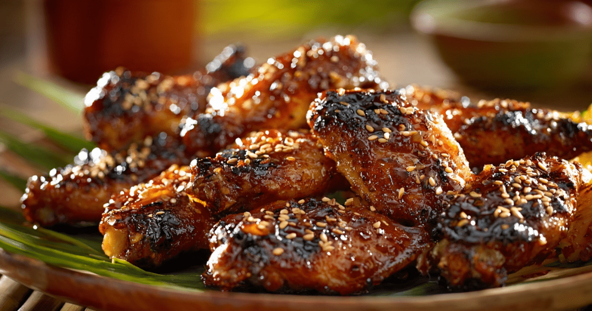 ONO CHICKEN WINGS (Hawaiian Pineapple Beer Wings) 1 ONO CHICKEN WINGS