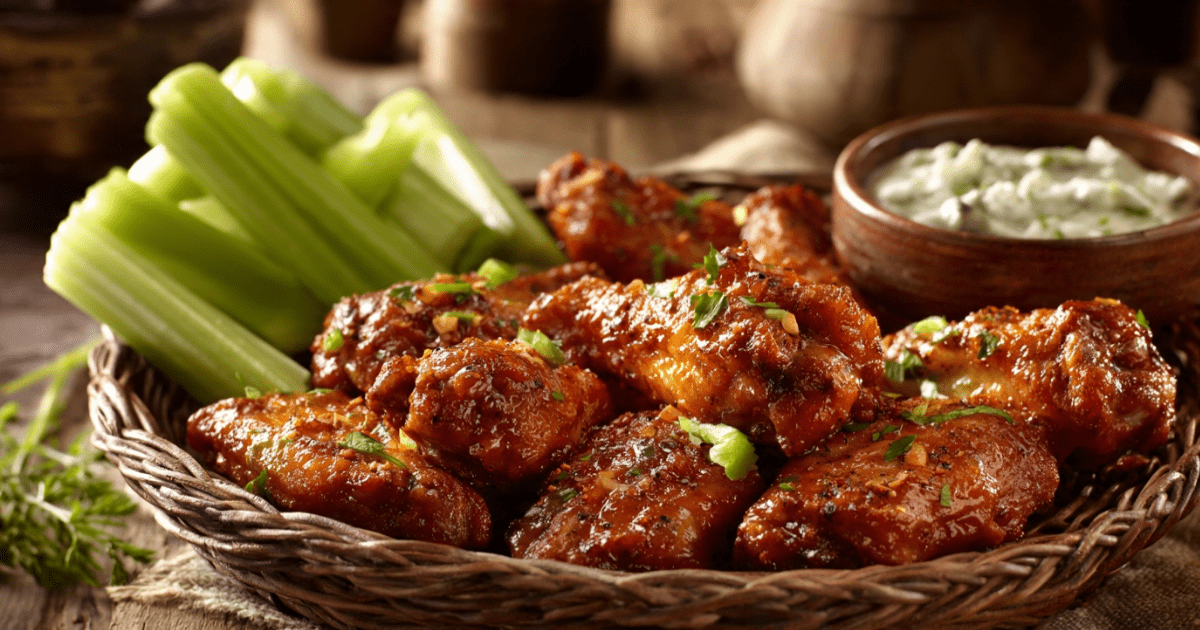 POP'S BUFFALO WINGS (Old-School Crispy Buffalo Wings) 1 POP'S BUFFALO WINGS