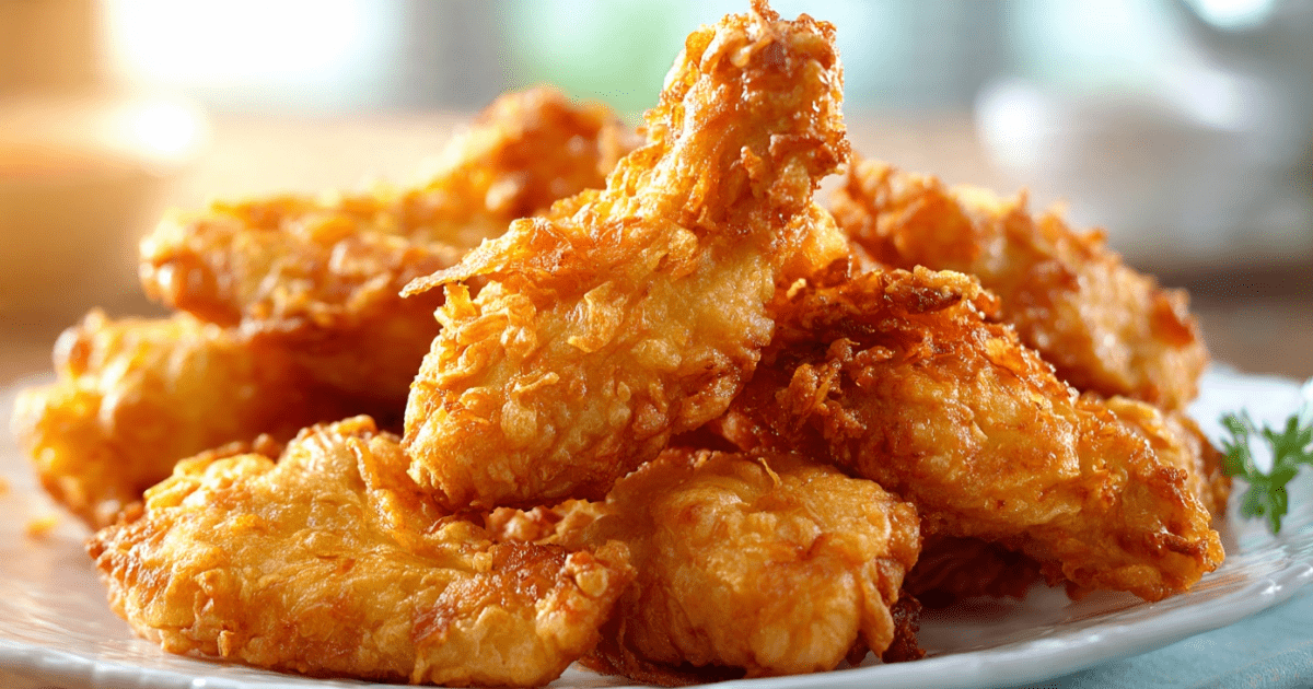 PUFFED CHICKEN WINGS (Light & Crispy Tempura-Style Wings) 1 PUFFED CHICKEN WINGS