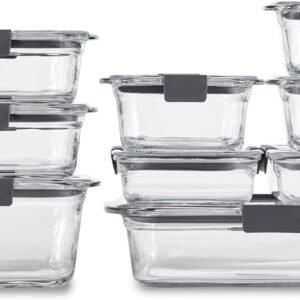 Rubbermaid Brilliance Glass Food Storage Containers