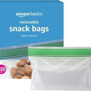 Snack Size Zipper Food Storage Bags