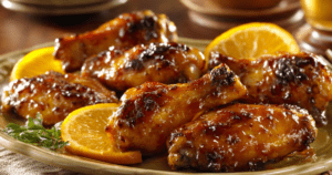 ZESTY ORANGE BARBECUED CHICKEN WINGS