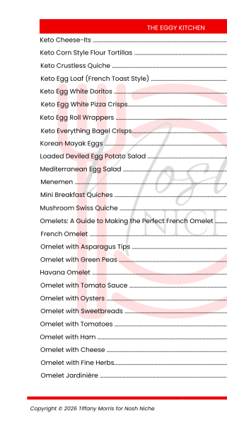 The Eggy Kitchen: 150+ Egg Recipes by Tiffany Morris