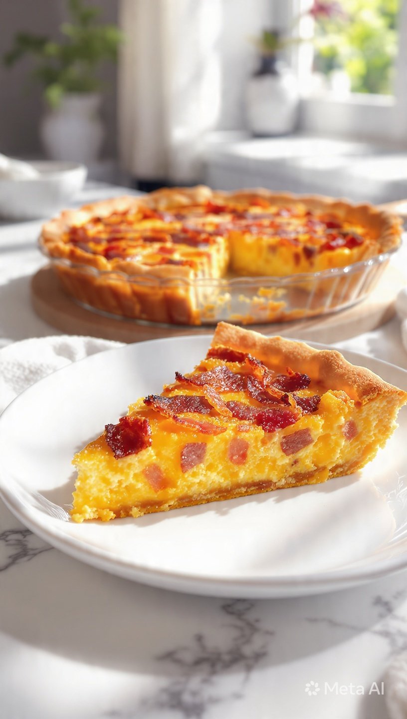 Bacon Cheddar Quiche