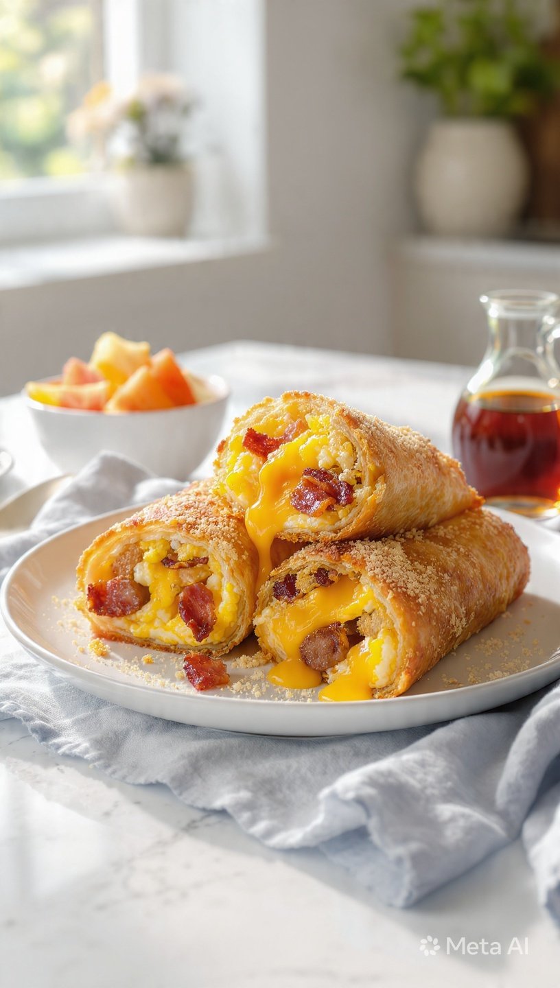 Breakfast Egg Rolls