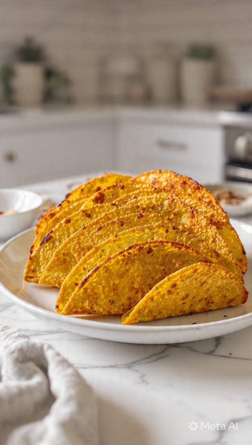 Crispy Keto Taco Shells
